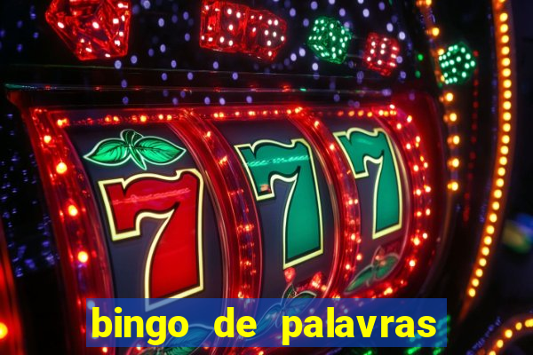 bingo de palavras de natal